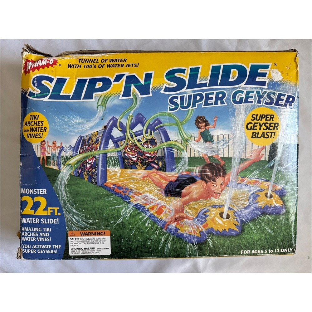 VTG Wham-O Slip N Slide Super Geyser 22 ft. Water Slide 1998 - New Open Box